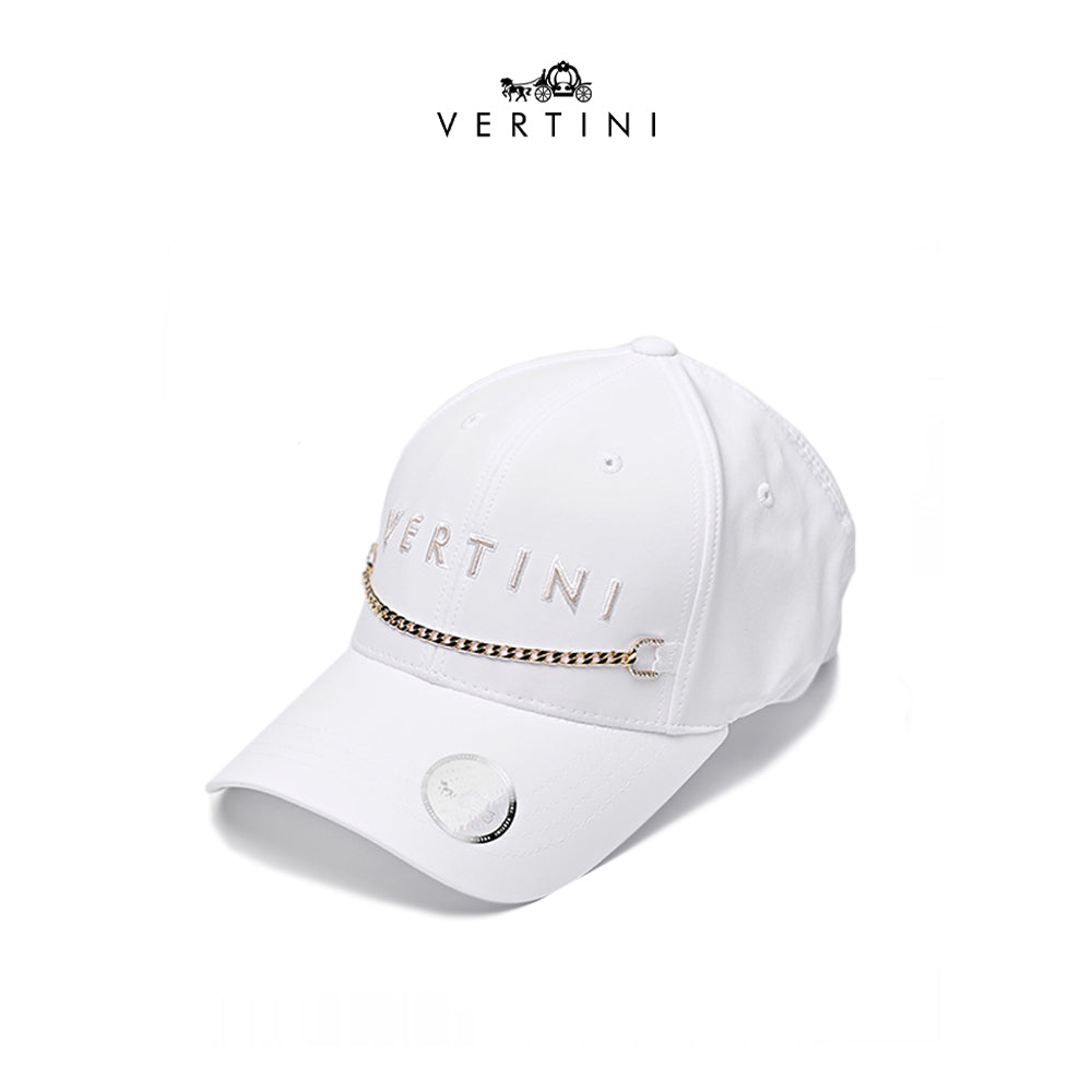 gold chain golf cap