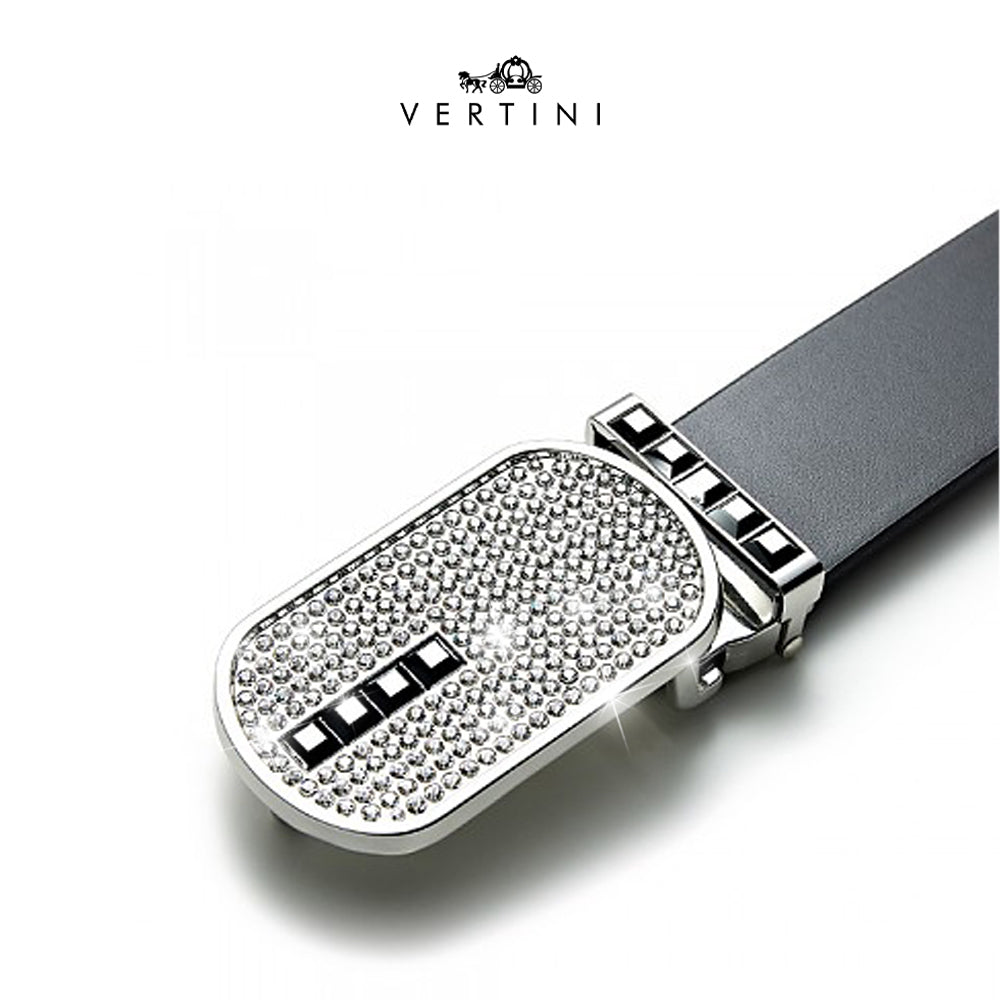 Diamond Silver Zet Belt