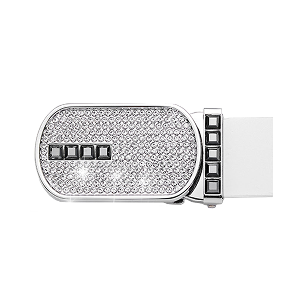 Diamond Silver Zet Belt